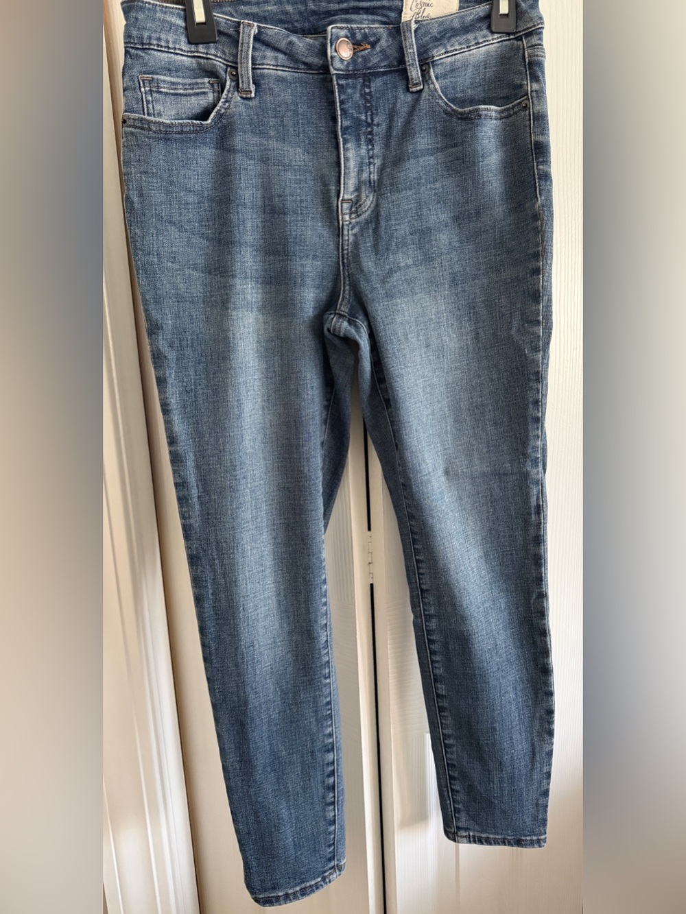 Cosmic Blue Love Stitch Fix Classic Midwash Skinny Jeans 31P